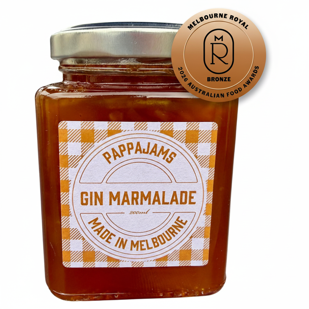 Gin Marmalade with smaller Bronze medal