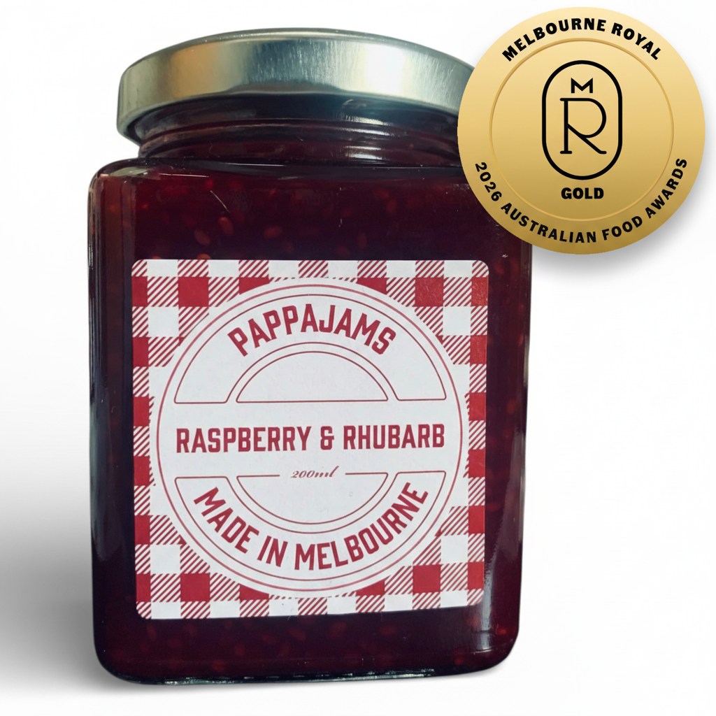Raspberry & Rhubarb with Gold medal
