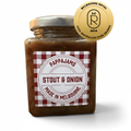 Stout & Onion Jam with Gold medal in front