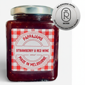 Strawberry & Red Wine with Silver medal overlapping jar